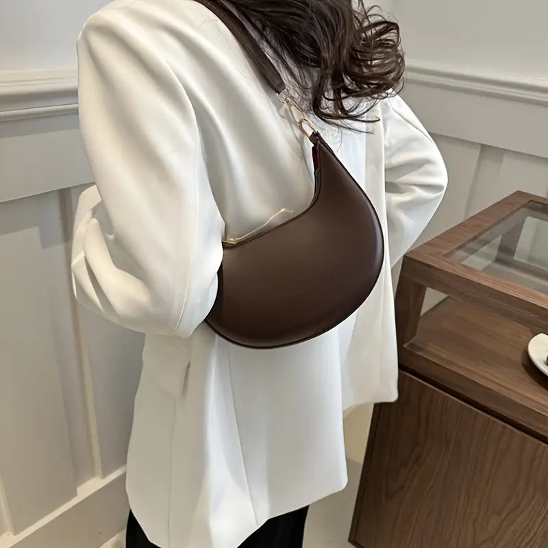 Luxuriöse Damen Halbmondtasche