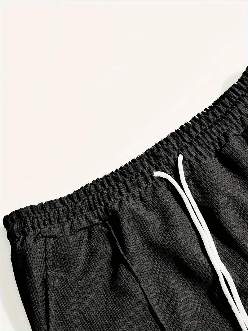 SET DEAL = Pullover-Sweatshirt und Jogginghose mit Kordelzug Schwarz