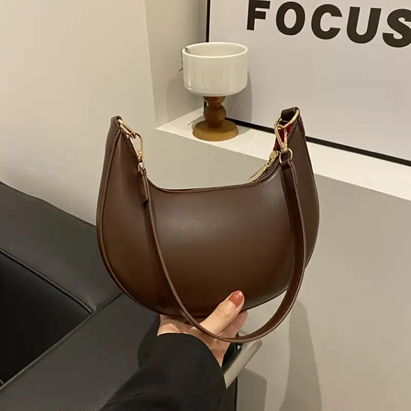 Luxuriöse Damen Halbmondtasche