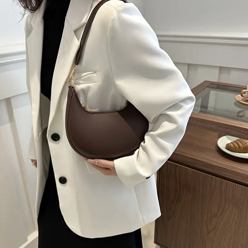 Luxuriöse Damen Halbmondtasche