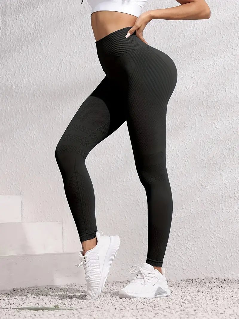 Z-ACTIVE - FIGURFORMENDE HIGH-WAIST FITNESSLEGGINGS FÜR DAMEN SCHWARZ