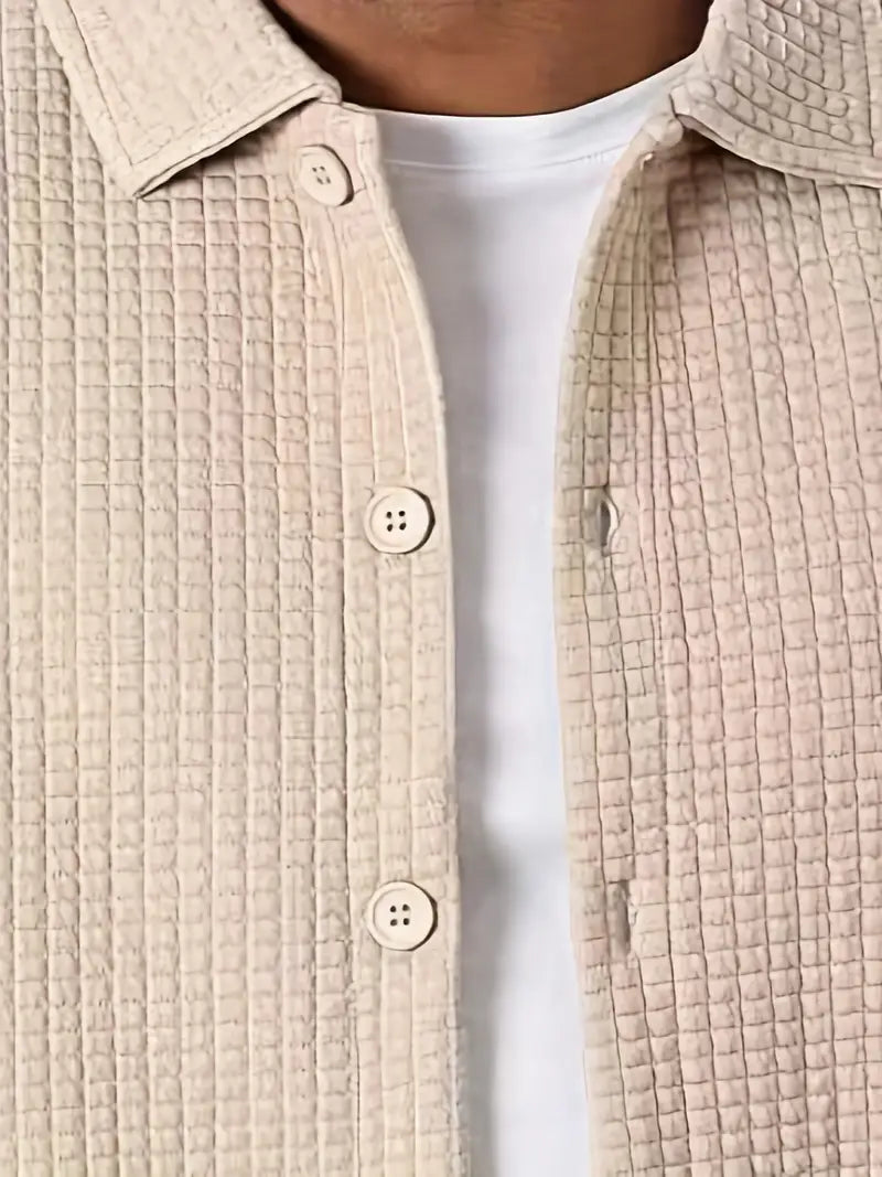 Outfit mit einfarbigem Langarmshirt & Hose Khaki