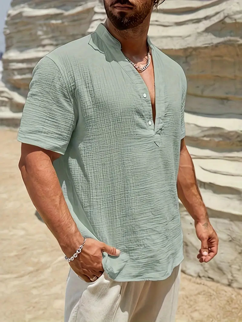 Herren Casual Baumwollhemd