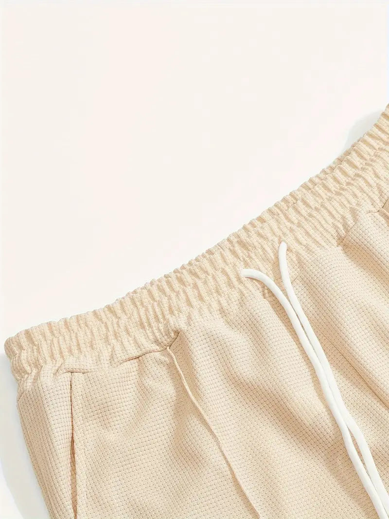 SET DEAL - Pullover-Sweatshirt und Jogginghose mit Kordelzug Apricot