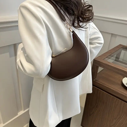 Luxuriöse Damen Halbmondtasche