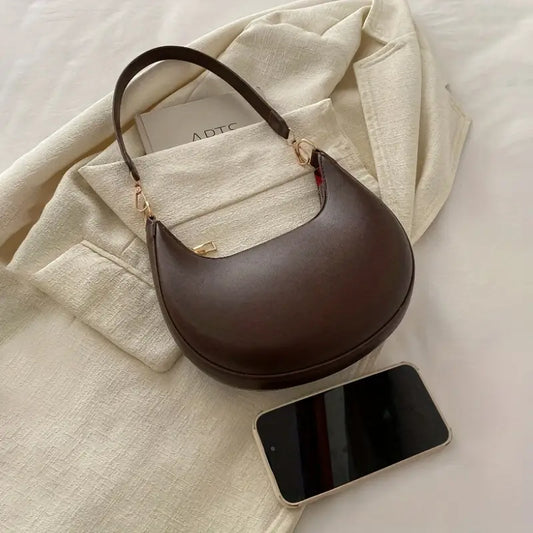 Luxuriöse Damen Halbmondtasche