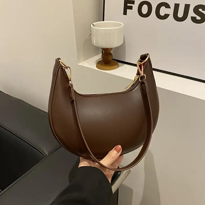 Luxuriöse Damen Halbmondtasche