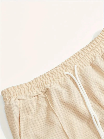 SET DEAL  - Pullover-Sweatshirt und Jogginghose mit Kordelzug Apricot